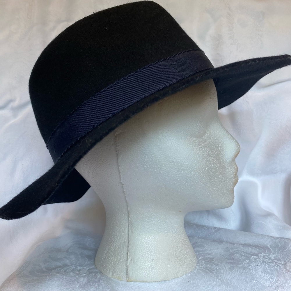 Black & Navy Trilby Hat